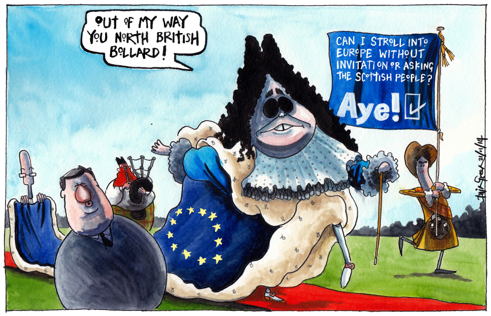 SCOTLAND OUT OF UK INTO EUROPE