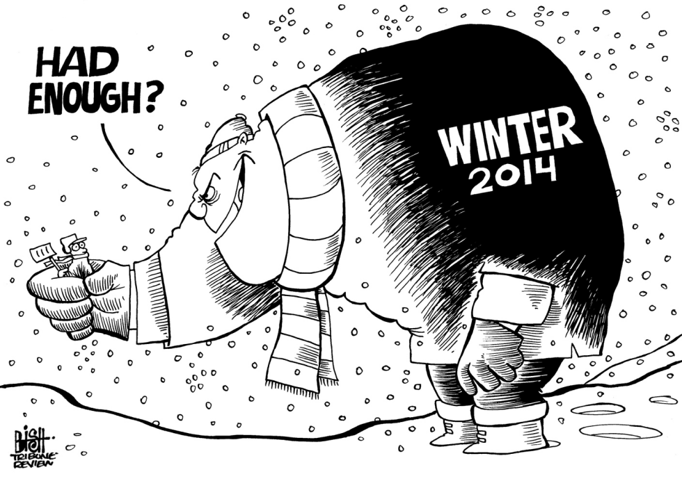 IN THE GRIP OF WINTER, B/W