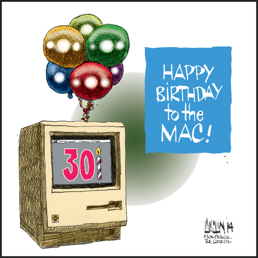 Happy 30th birthday to the Mac