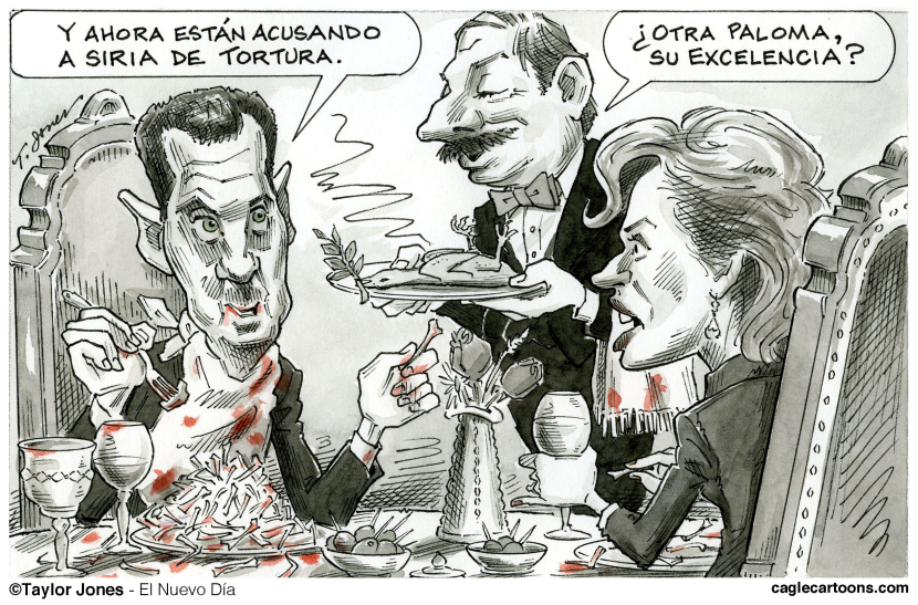 Cena con los Assad