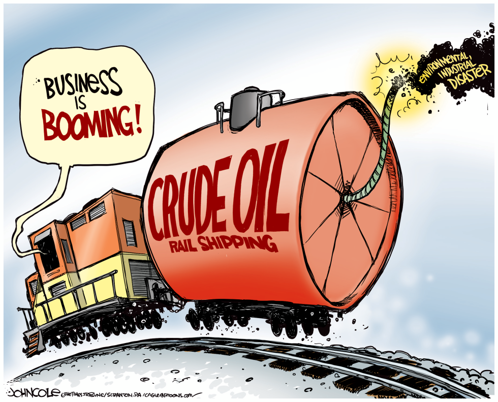 Crude oil rail shipping COLOR