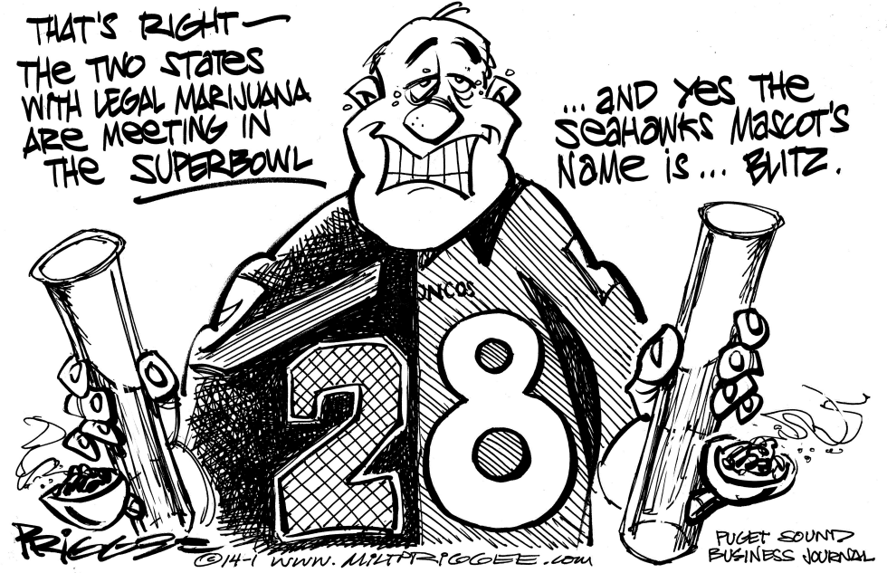  SUPERBOWL by Milt Priggee