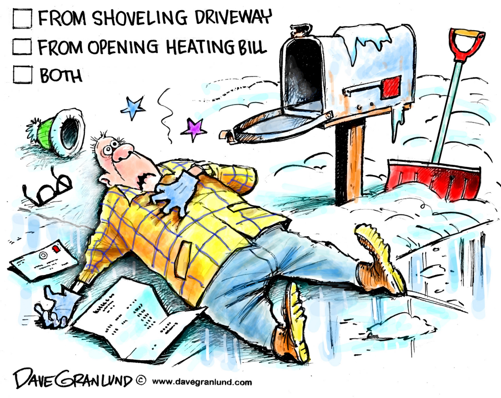  WINTER PAINS by Dave Granlund