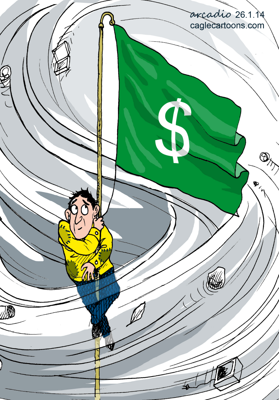  AFIANZARSE AL DóLAR by Arcadio Esquivel