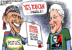 OBAMA'S POT POSITION by Jeff Darcy