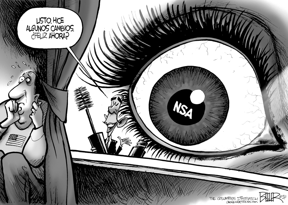  CAMBIOS EN LA NSA by Nate Beeler