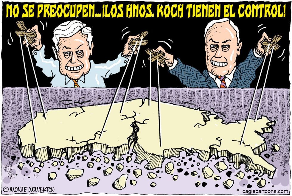  LOS HERMANOS KOCH TIENEN EL CONTROL  by Wolverton