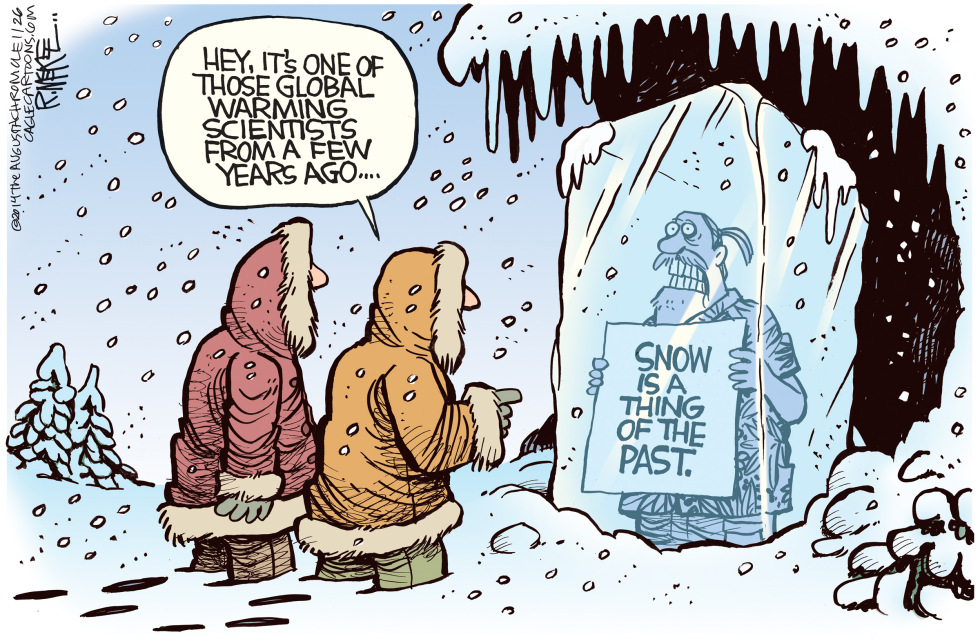  NO MORE SNOW by Rick McKee