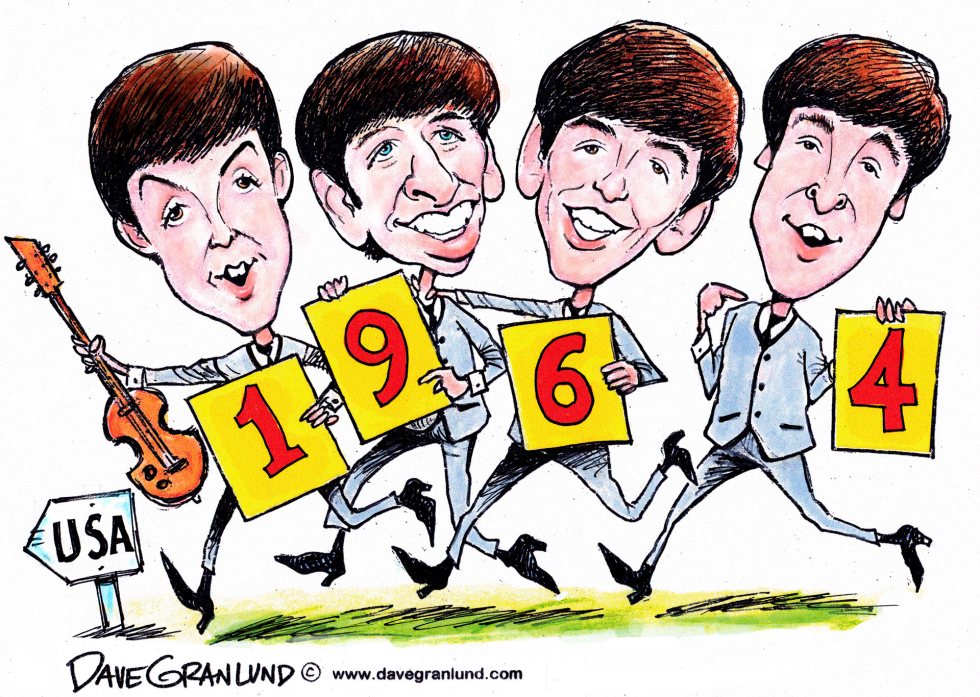  BEATLES 1964 USA by Dave Granlund