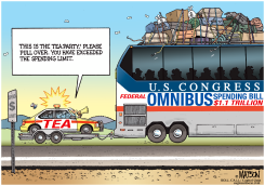 TEA PARTY CAN'T STOP FEDERAL OMNIBUS BUDGET DEAL by R.J. Matson