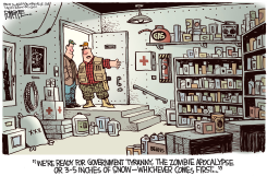 READY FOR SNOW  by Rick McKee