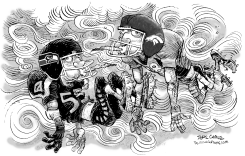 HIGH ON THE SUPER BOWL by Daryl Cagle