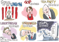 SOTU FIRST RESPONDERS  by Pat Bagley