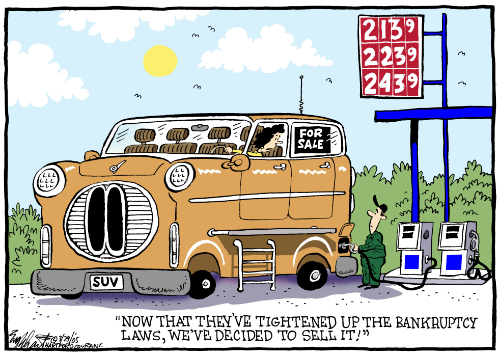  GOODBYE SUV by Bob Englehart