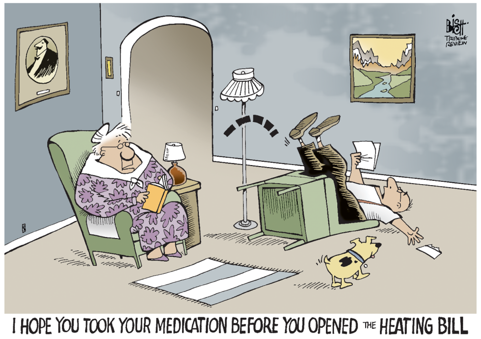 HEATING BILL SHOCK, COLOR