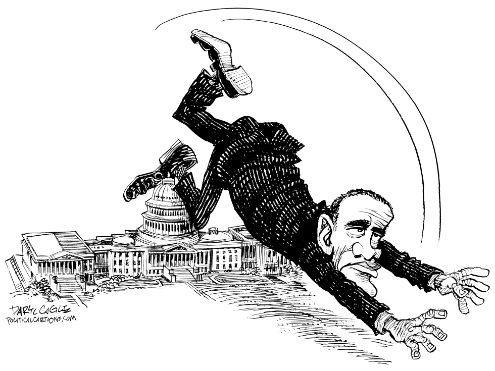Obama Trips Over the Capitol