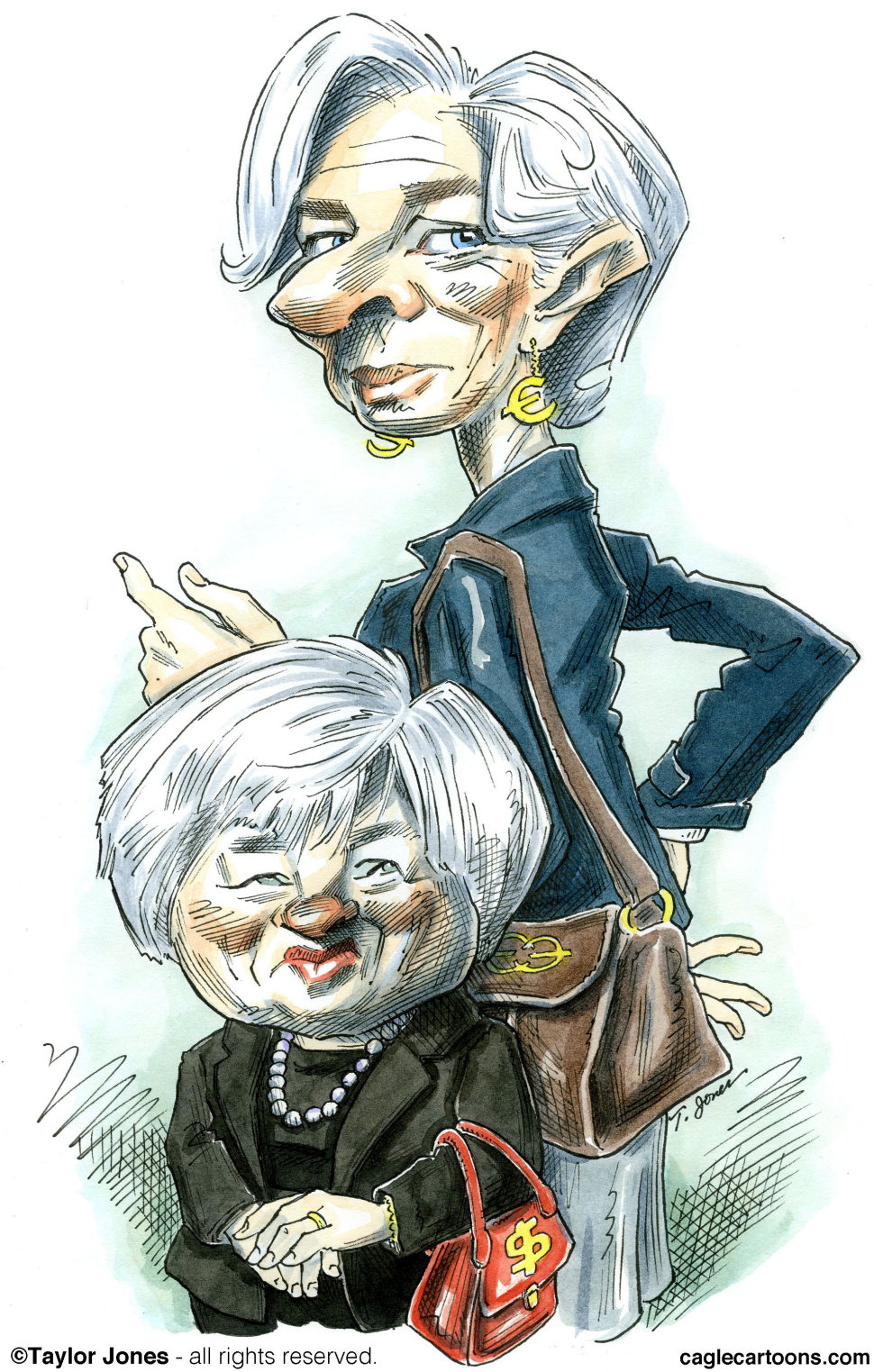Janet Yellen and Christine Lagarde - COLOR