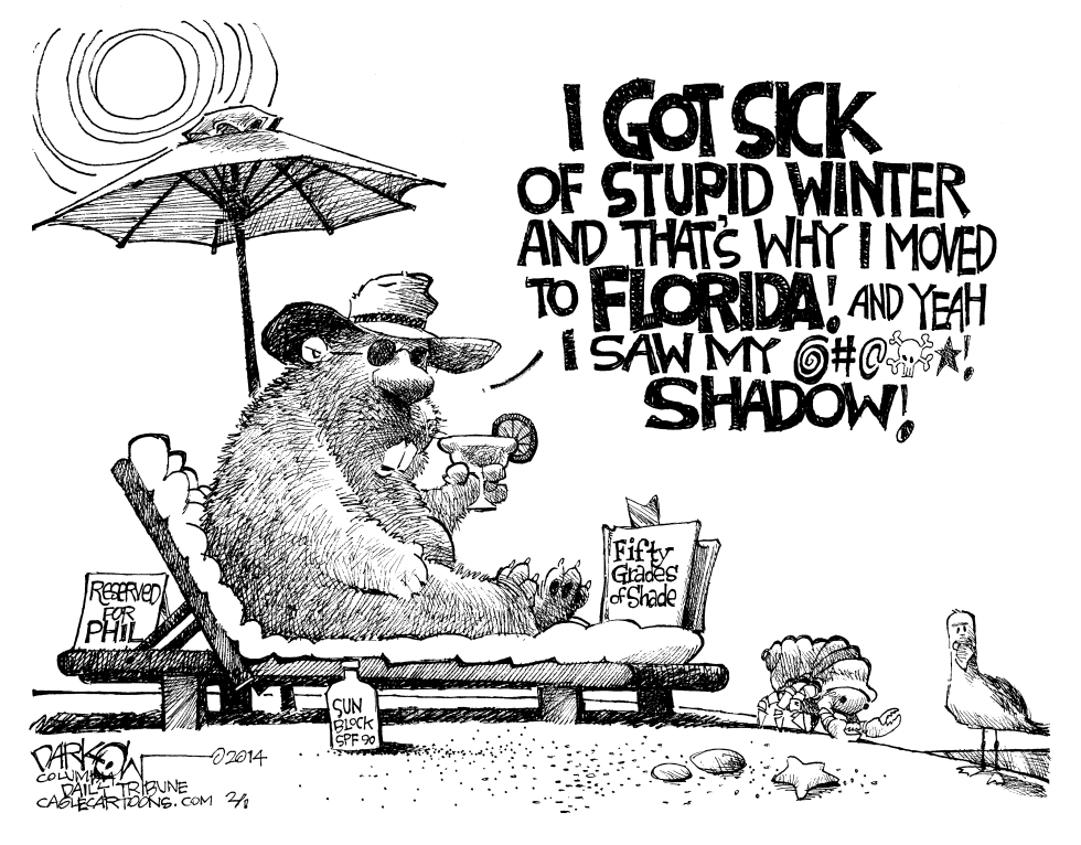 Groundhog Gives Up