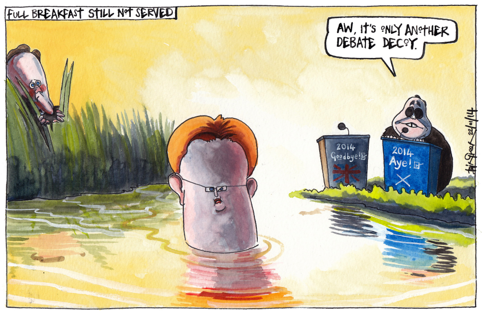 SCOTTISH INDEPENDENCE DEBATE DECOY