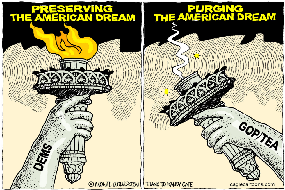 Dem vs GOP American Dream