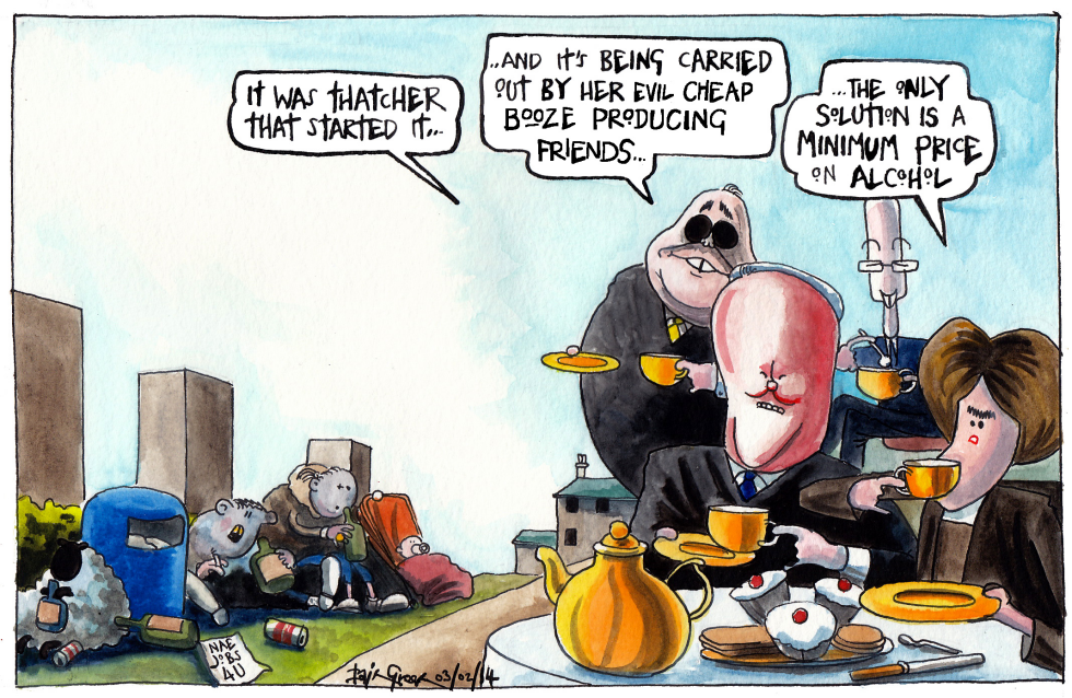 SCOTTISH DRINK PROBLEMS BLAMED ON THATCHER
