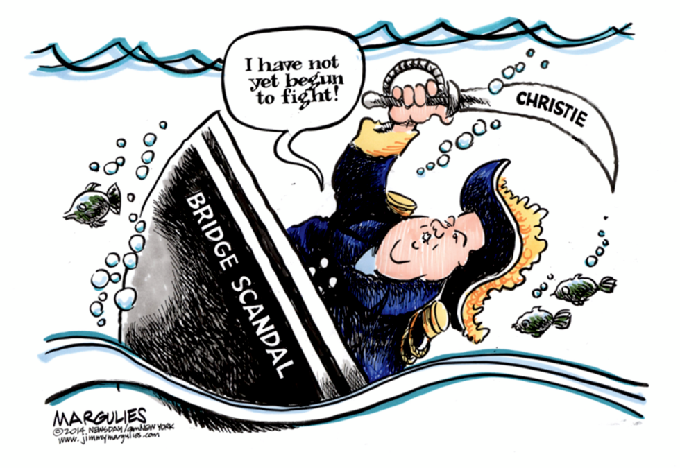 Christie fights back color