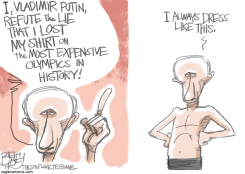 SOCHI OLYMPIC SPIRIT  by Pat Bagley