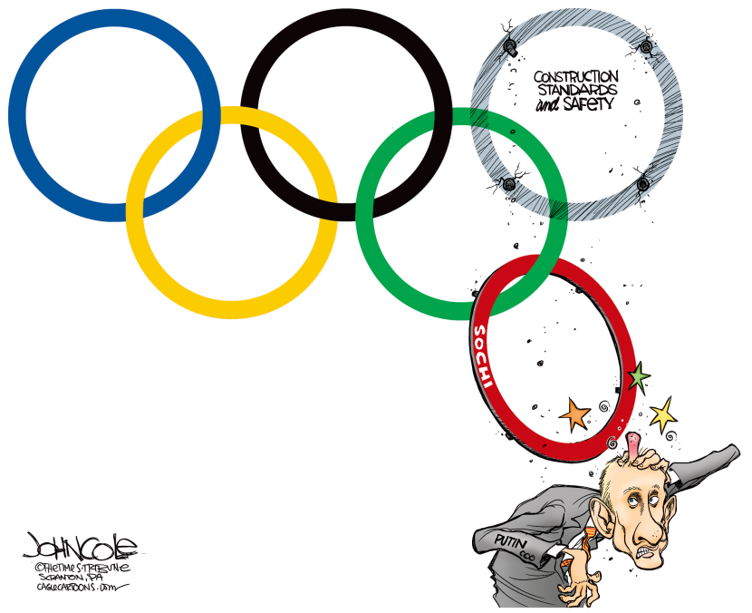 Sochi and Putin color