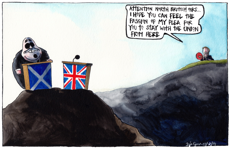 CAMERON THE SCOTTISH INDEPENDENCE DEBATE FEARTY