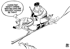 SOCHI SECURITY, B/W by Randy Bish