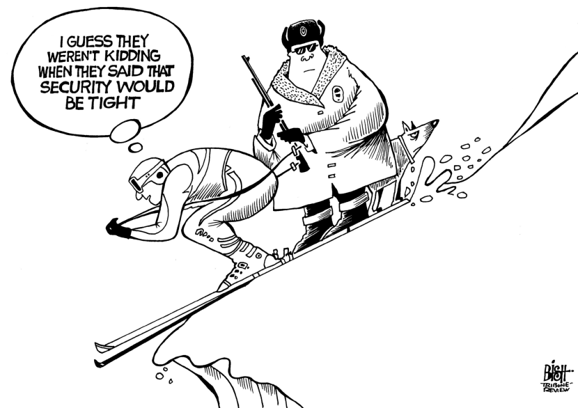 SOCHI SECURITY, B/W