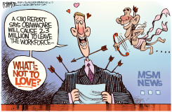 OBAMACARE VALENTINE  by Rick McKee