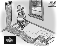 THE LONGEST MONTH BW by John Cole