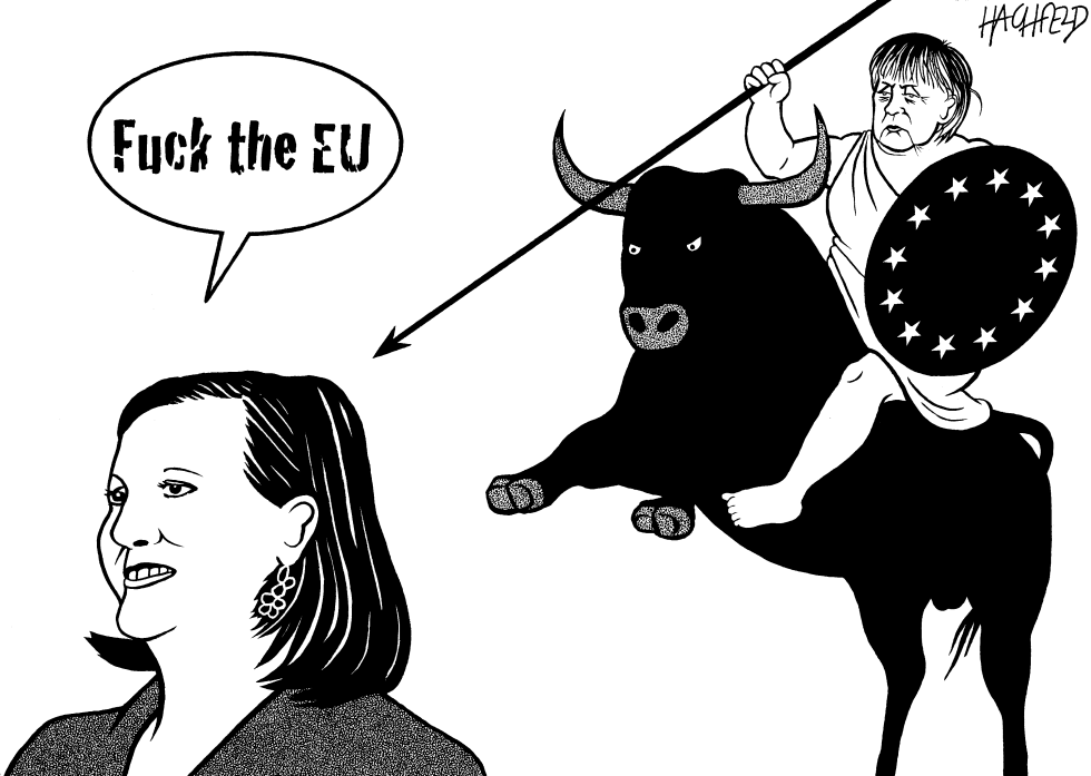  NULAND, MERKEL by Rainer Hachfeld