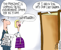 SANDRA FLUKE CANDIDATE  by Gary McCoy