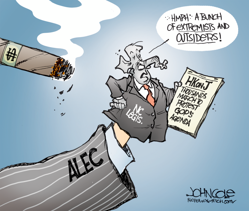 LOCAL NC -- GOP and protesters