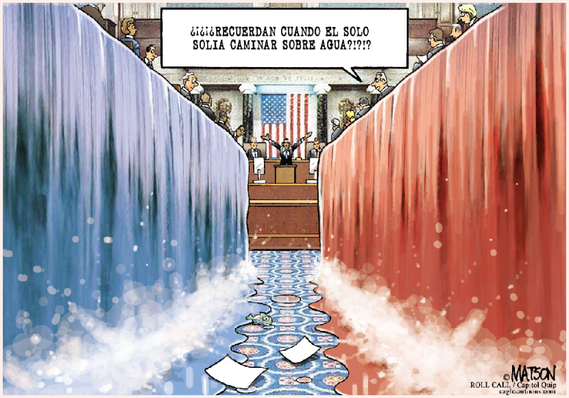Accion del Presidente Obama por Congreso Dividido