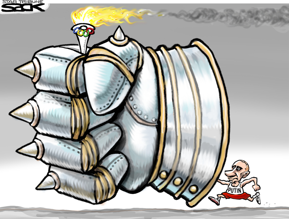  ANTORCHA DE PUTIN  by Steve Sack