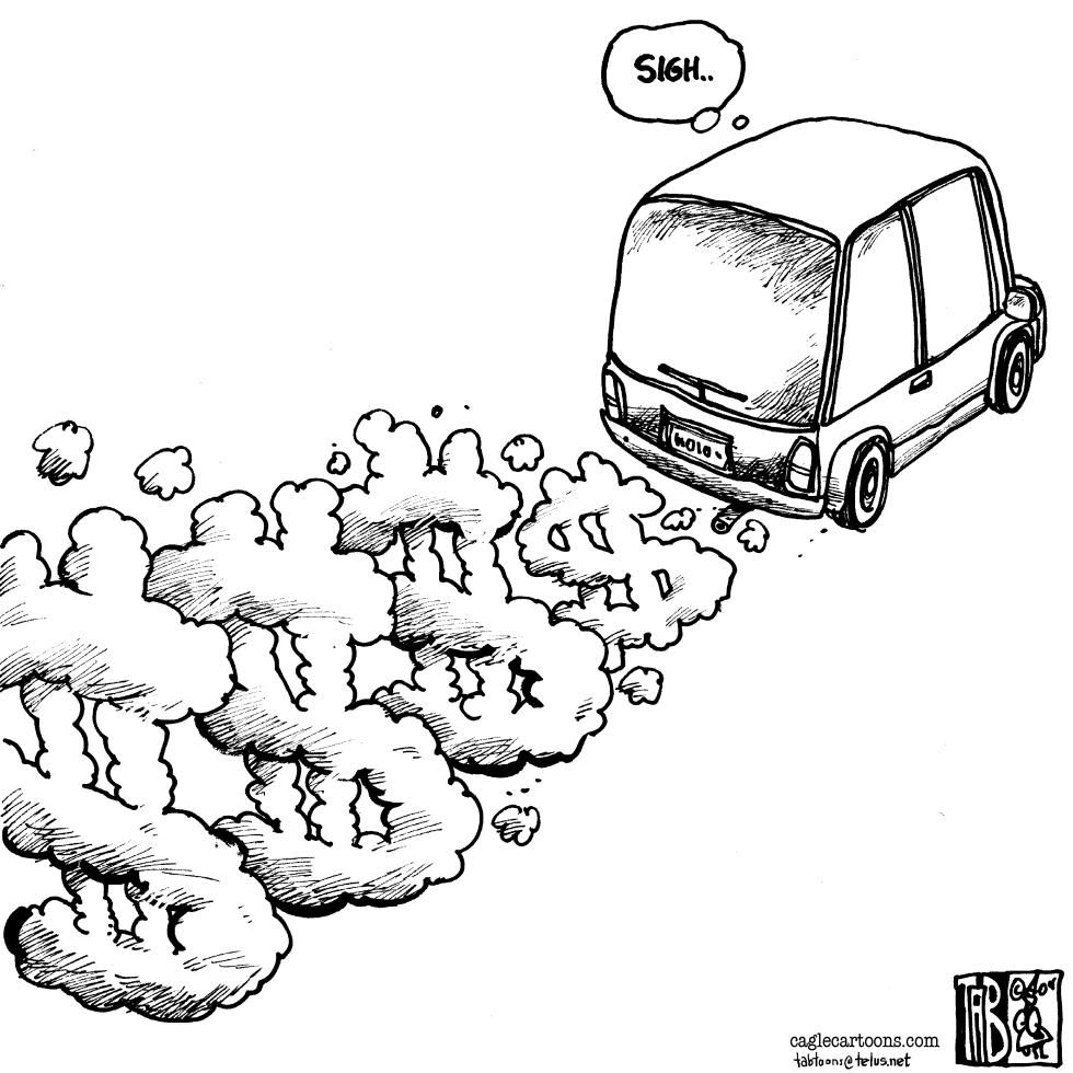 Pain in the gas tank
