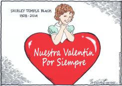SHIRLEY TEMPLE BLACK /  by Bob Englehart