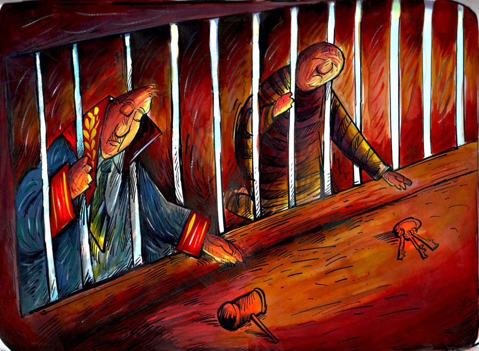 Justice jailed