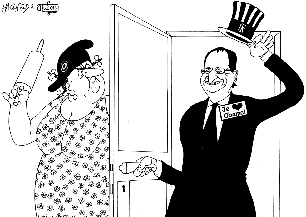Hollande back from the USA