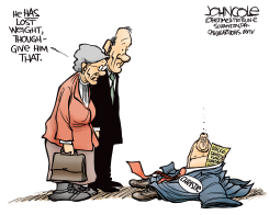 CHRIS CHRISTIE LOSES WEIGHT  by John Cole