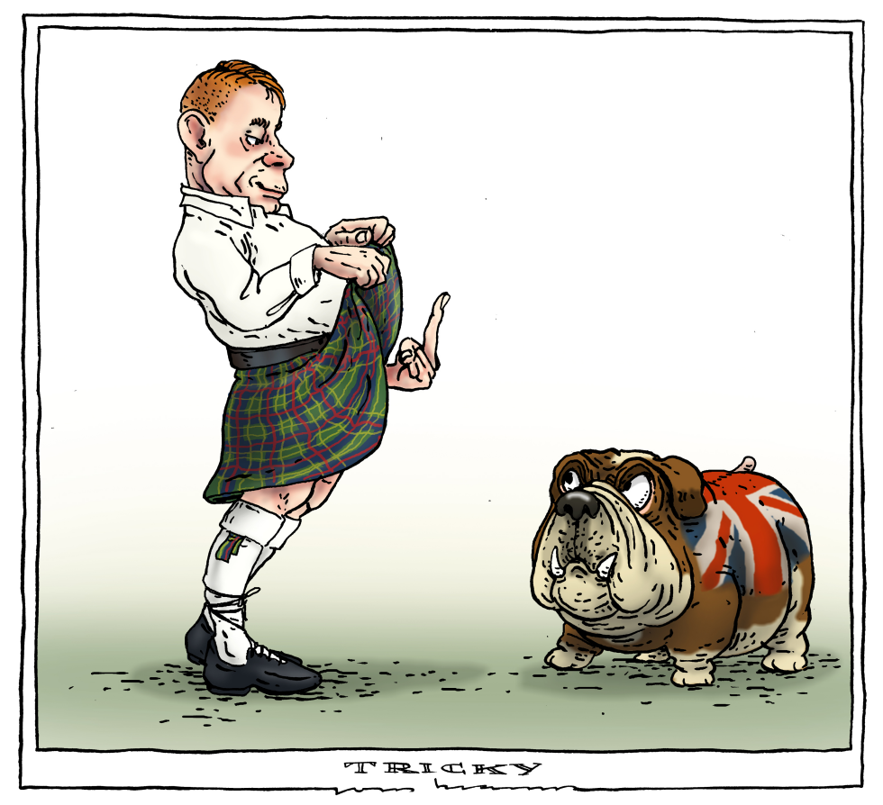  SCOTLAND LEAVING THE UK - TRICKY by Joep Bertrams