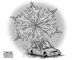 SOUTHERN SNOW BW by John Cole