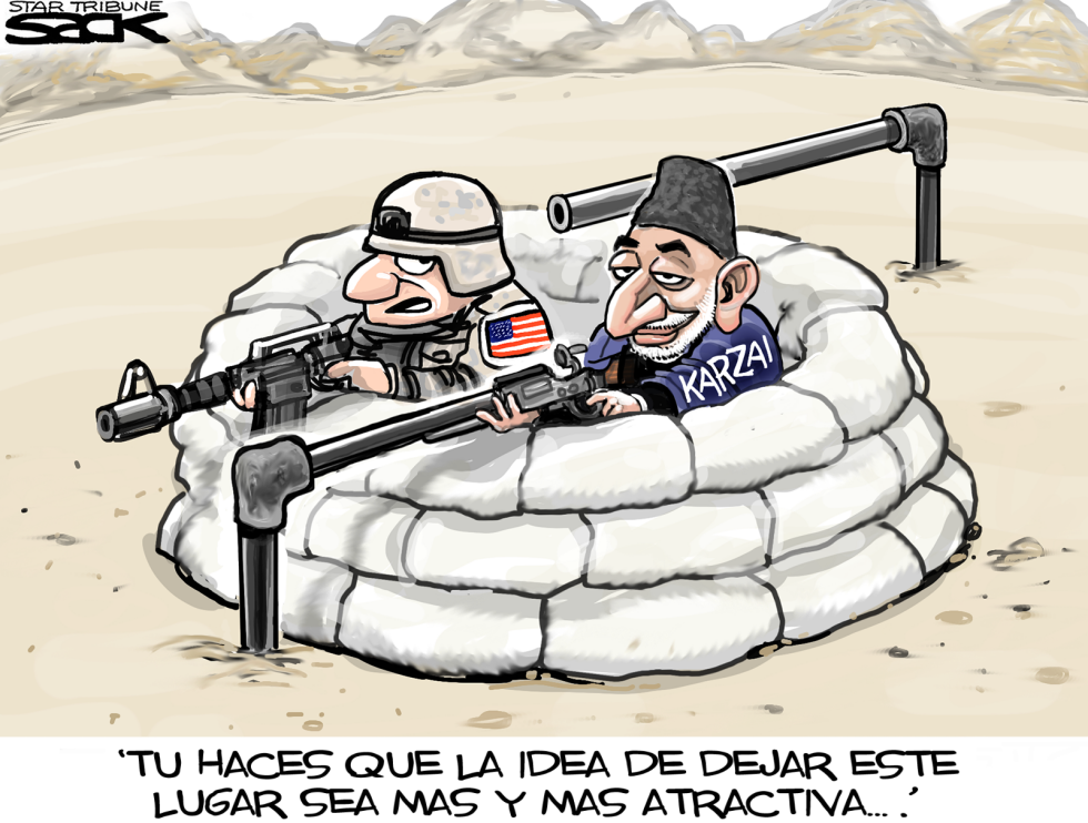  KARZAI  by Steve Sack