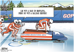REPUBLICANOS NO SUBEN CON BOEHNER A REFORMA MIGR by R.J. Matson