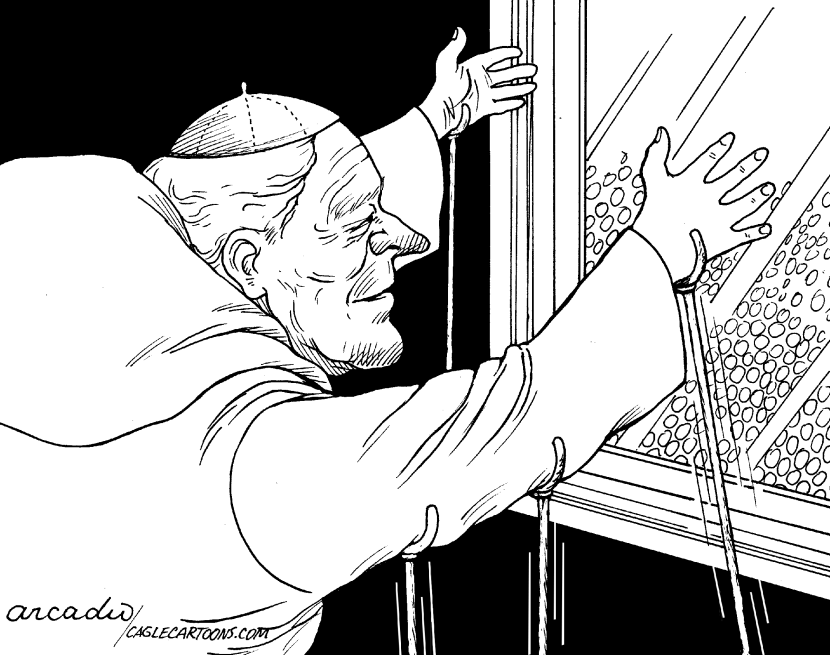 The fragile Pope