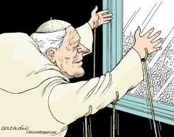 THE FRAGILE POPE  by Arcadio Esquivel