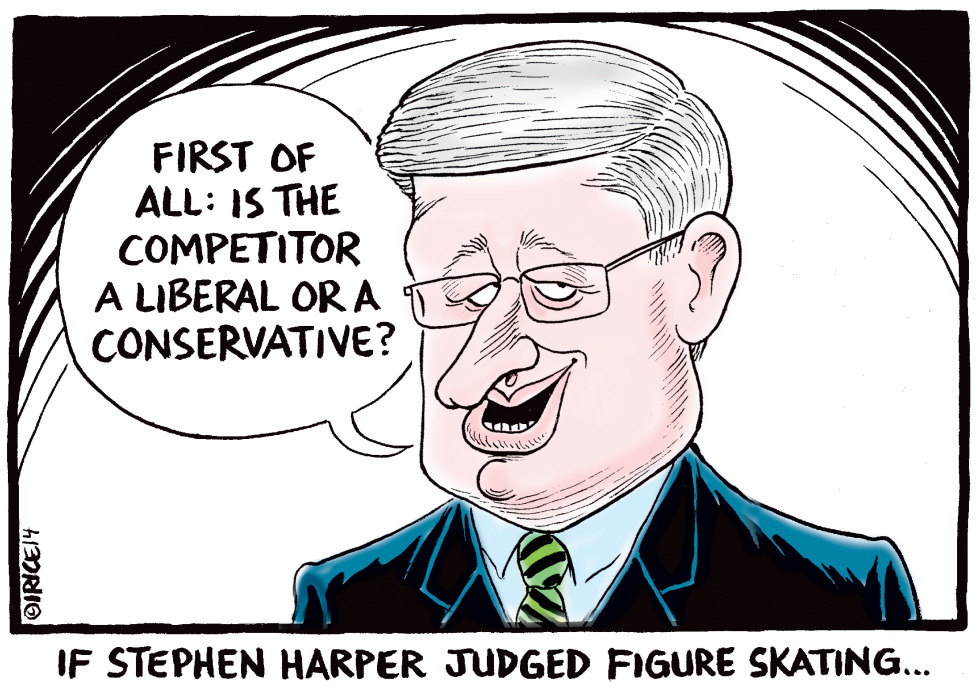 If Harper Judged Figure Skating